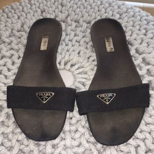 Prada Logo Sandal